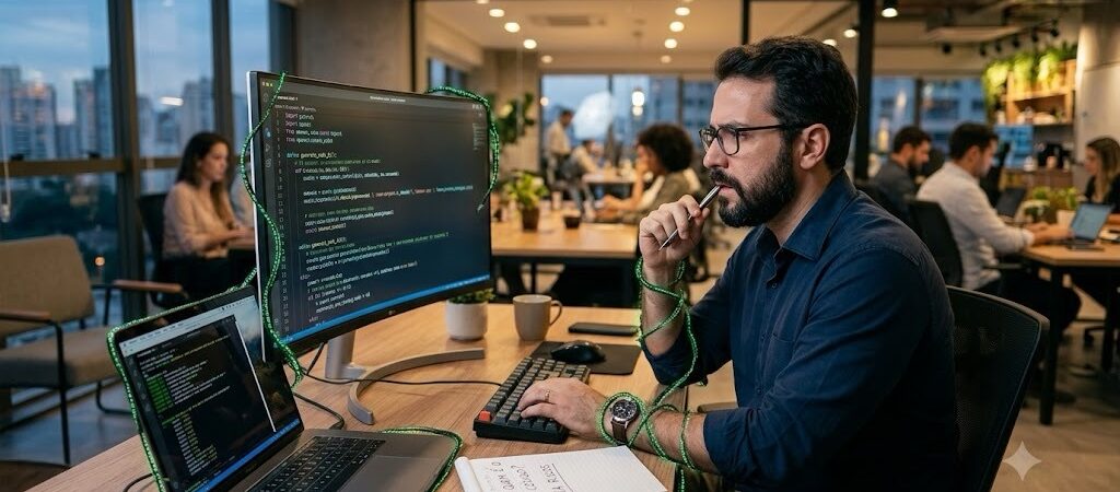 De quem é o código? A armadilha jurídica de construir seu negócio sobre Inteligência Artificial sem saber
